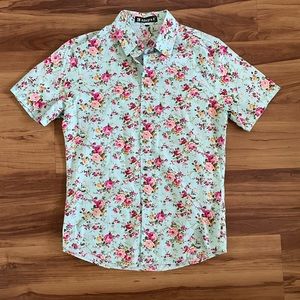 Button Up, Short Sleeve, Small